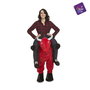 My Other Me Disfraz Ride-On Toro Rojo Talla One Size Adult para Carnaval y Fiestas Temáticas