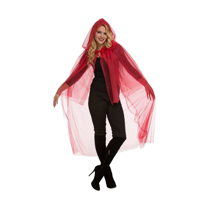 My Other Me Capa de Tul Roja para Adultos Talla M-L My Other Me Capa de Tul Roja para Adultos Talla M-L
