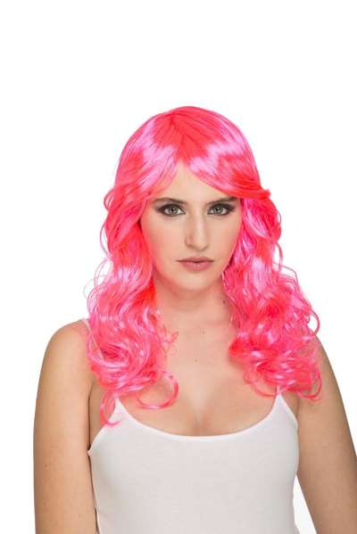 My Other Me Peluca Rizada Rosa 165 g My Other Me Peluca Rizada Rosa 165 g