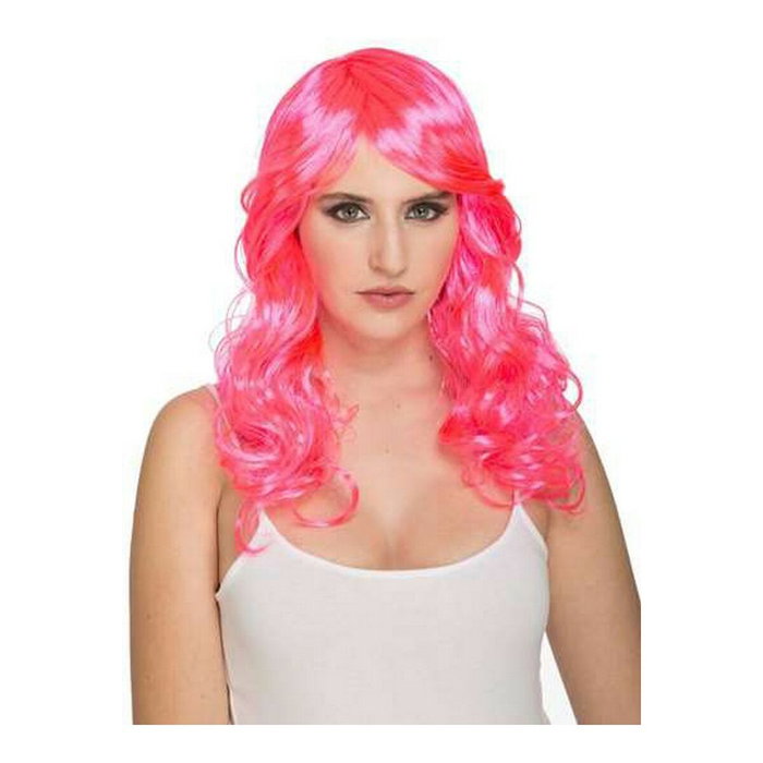 My Other Me Peluca Rizada Rosa