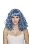 My Other Me Peluca Rizada Azul con Flequillo 165 g