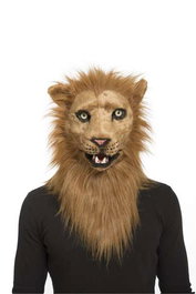 My Other Me Máscara de León con Mandíbula Móvil Talla Única Adulto