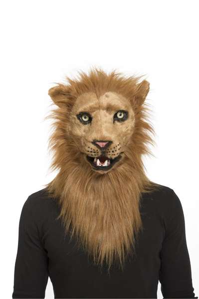 My Other Me Máscara de León con Mandíbula Móvil Talla Única Adulto My Other Me Máscara de León con Mandíbula Móvil Talla Única Adulto