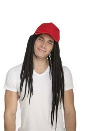 My Other Me Peluca de Rastas con Gorra