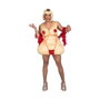 My Other Me Disfraz adulto Pechugona Cabaretera Talla M-L
