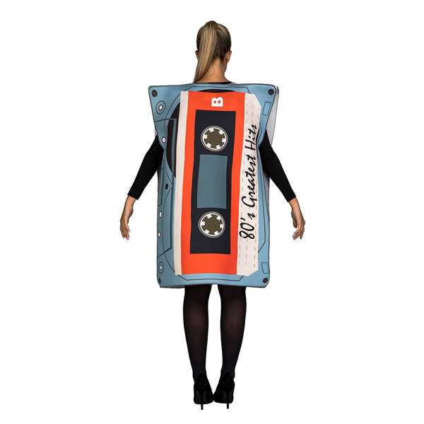 My Other Me Disfraz Adulto Cassette Talla M-L Gris