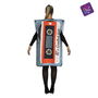 My Other Me Disfraz Adulto Cassette Talla M-L Gris