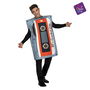 My Other Me Disfraz Adulto Cassette Talla M-L Gris