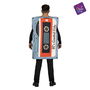 My Other Me Disfraz Adulto Cassette Talla M-L Gris