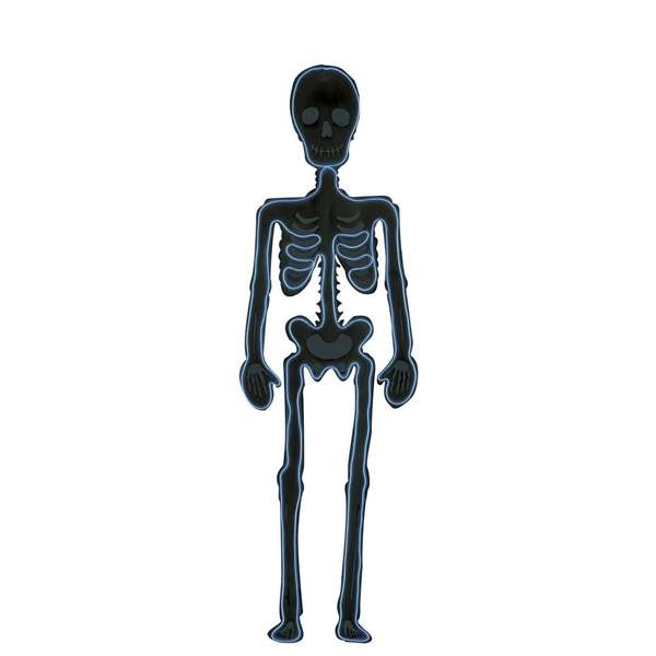 My Other Me Siluetas Esqueleto Neon Multicolor