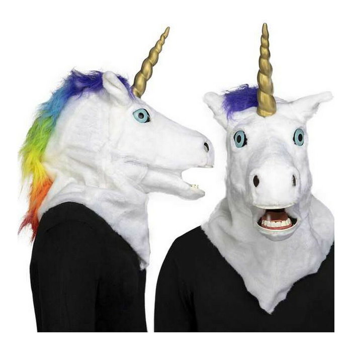 My Other Me Máscara de unicornia con mandíbula móvil Multicolor M My Other Me Máscara de unicornia con mandíbula móvil Multicolor M