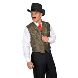 My Other Me Disfraz Chaleco Croupier Vaquero Ml