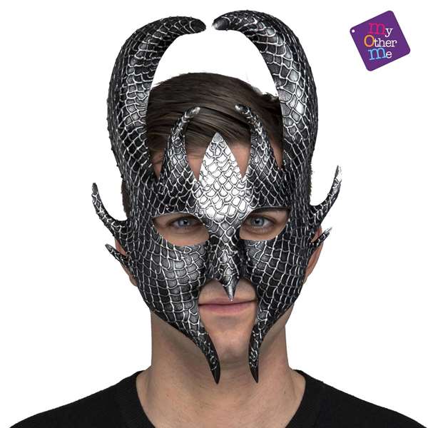 My Other Me Máscara Plata Talla S Multicolor My Other Me Máscara Plata Talla S Multicolor