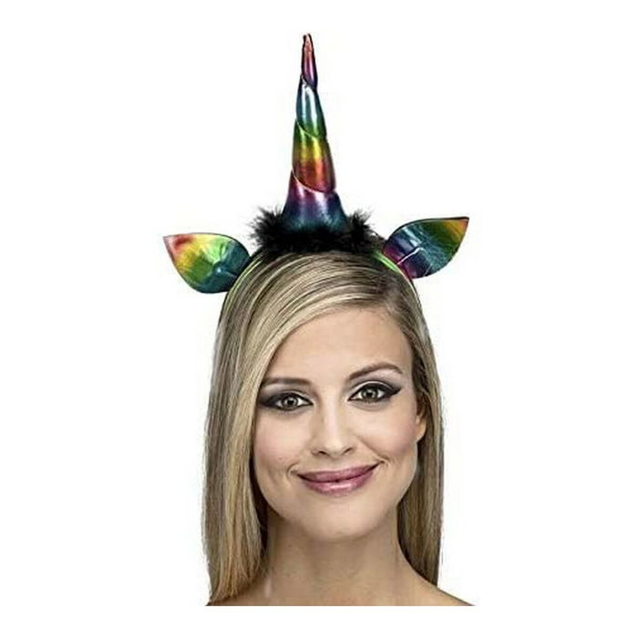 My Other Me Diadema unicornio arco iris talla única