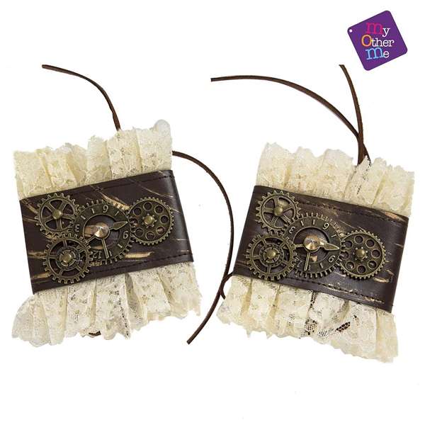 My Other Me Muñequeras Steampunk Talla Única Multicolor para Adulto