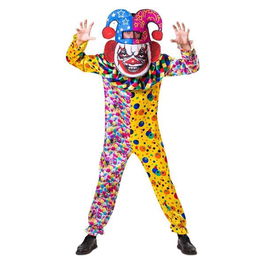 My Other Me Disfraz Payaso Cabezudo Hombre Talla M (Mono y Capucha 3D)