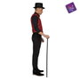 My Other Me Disfraz Chaleco Showman Rojo Talla M-L