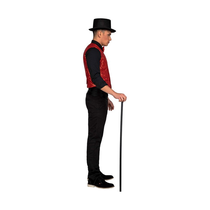 My Other Me Disfraz Chaleco Showman Rojo Talla M-L