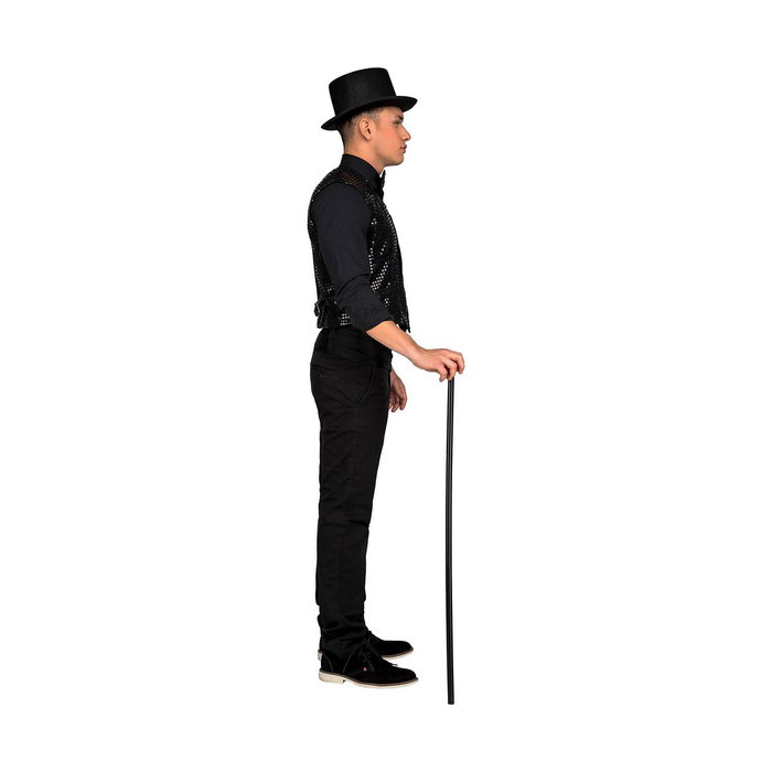 My Other Me Disfraz Chaleco Showman Negro Talla M-L