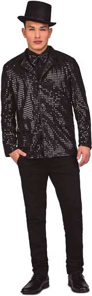 My Other Me Disfraz Chaqueta Showman Negro Talla M-L