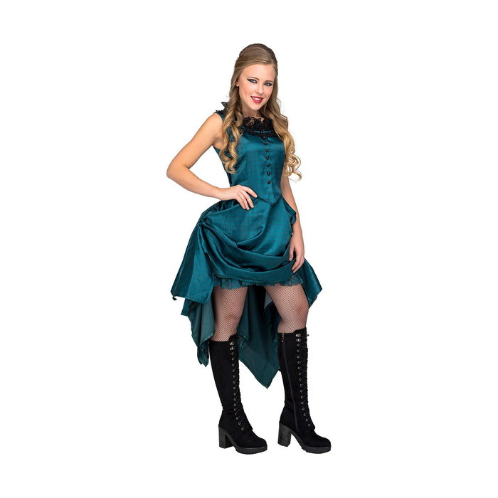 My Other Me Disfraz Chica Saloon Azul Talla M-L My Other Me Disfraz Chica Saloon Azul Talla M-L