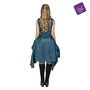 My Other Me Disfraz Chica Saloon Azul Talla M-L