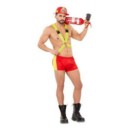 My Other Me Disfraz de Bombero Adulto Talla XL