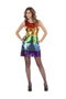 My Other Me Disfraz de Adulto Vestido Arco Iris Talla S