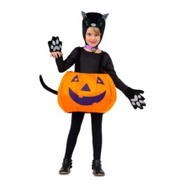 My Other Me Disfraz infantil Gato Calabaza Negro Talla única