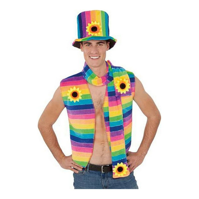 My Other Me Sombrero y Bufanda Rainbow Multicolor