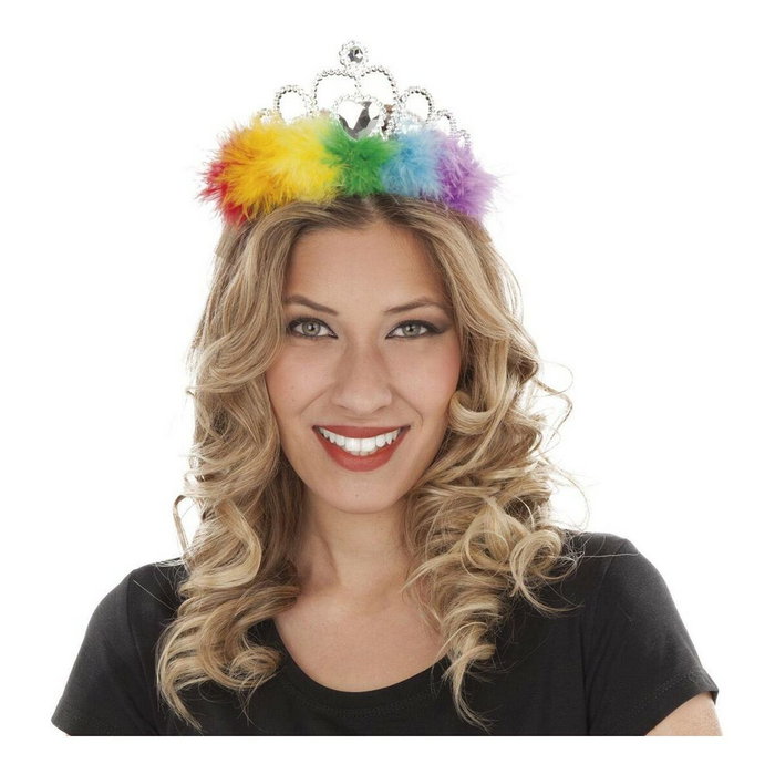 My Other Me Diadema corona arco iris multicolor