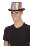 My Other Me Chistera Rainbow T/58 Multicolor Sombrero de Mago Talla 58 para Adultos