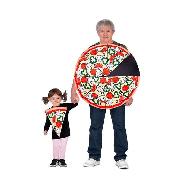 My Other Me Disfraz Adulto Pizza Party Rojo Talla M