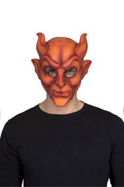 My Other Me Máscara de Látex Demonio Completo Talla M Unica