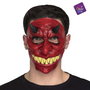 My Other Me 1/2 Máscara de Diablo Latex Talla Única Multicolor Adulto