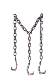 Accesorio para Disfraz My Other Me 180 X 55 X 5 cm Cadenas Carnicero Gris PVC (12)