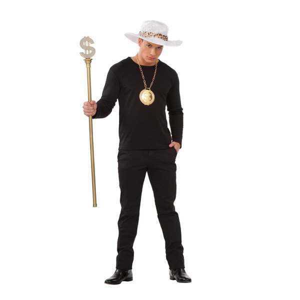 My Other Me Bastón Símbolo Dólar 112 cm Multicolor