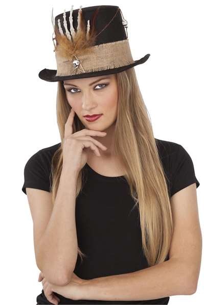 My Other Me Sombrero con Mano de Esqueleto Talla M Poliéster