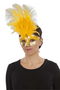 My Other Me Antifaz Veneciano con Plumas Multicolor Talla Única
