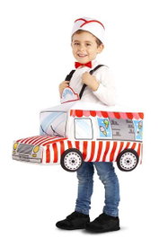 My Other Me Disfraz infantil Camión De Los Helados a hombros Talla unica