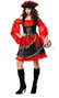 My Other Me Disfraz Pirata Descarada Rojo Talla M-L