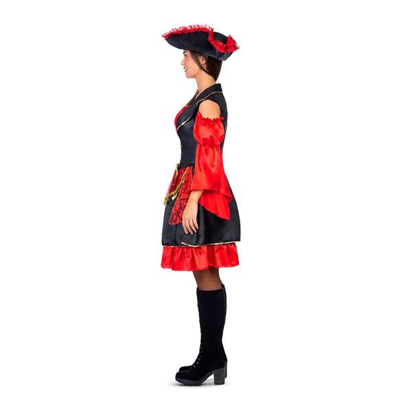 My Other Me Disfraz Pirata Descarada Rojo Talla M-L