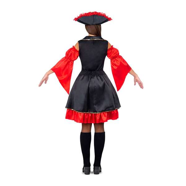 My Other Me Disfraz Pirata Descarada Rojo Talla XL