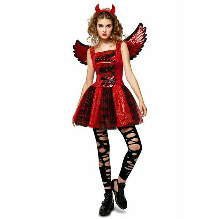 My Other Me Disfraz Diablesa Punk Talla M-L Rojo