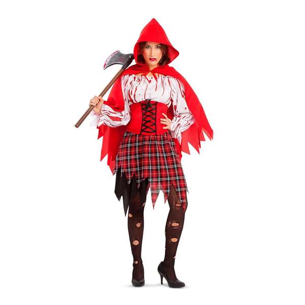 My Other Me Disfraz Caperucita Roja Ensangrentada Talla XL