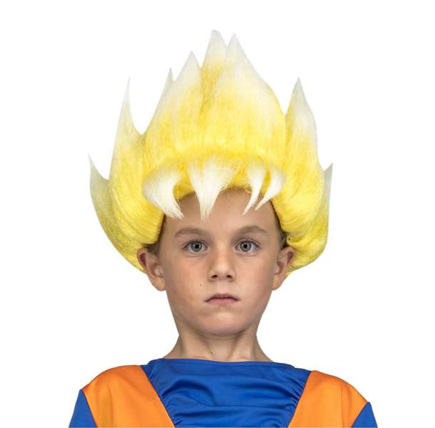 My Other Me Peluca Infantil Goku Sayan Talla Única Multicolor