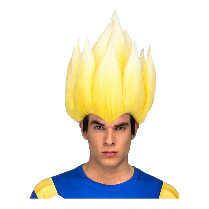 My Other Me Peluca Sayan Vegeta Amarillo Talla Única