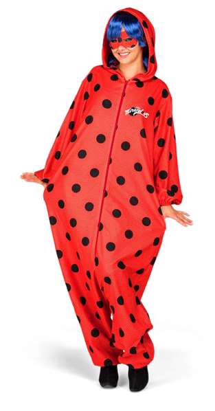 My Other Me Disfraz Ladybug Pyjamas XS (Mono con Capucha, Peluca y Antifaz) inevitable My Other Me Disfraz Ladybug Pyjamas XS (Mono con Capucha, Peluca y Antifaz) inevitable