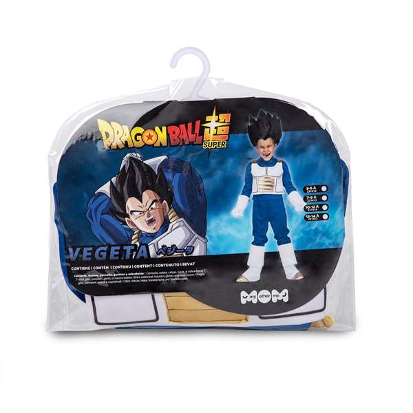 My Other Me Disfraz de Vegeta con camisa, chaleco, pantalones, guantes y cubrebotas