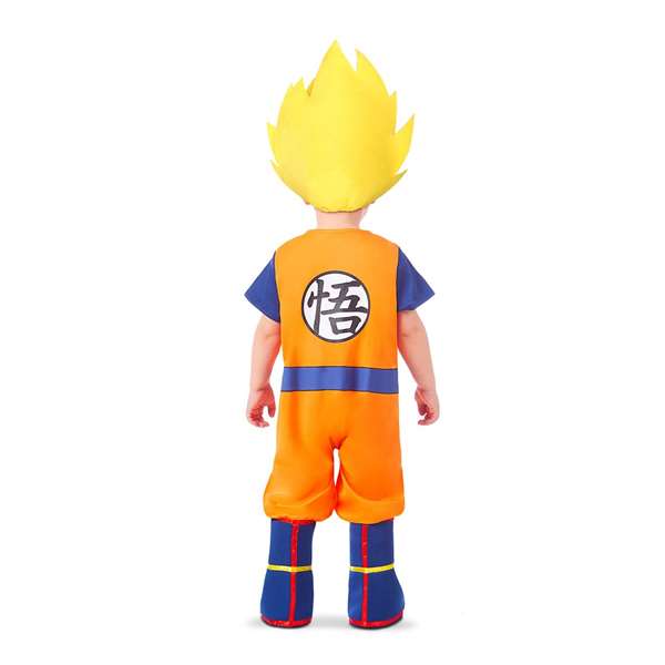 My Other Me Disfraz Goku Baby con Body, Peluca Textil y Cubre Botas Talla 7-12 meses